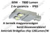 60W utcai LED lámpa 7600 Lumen IP65 2 ÉV garancia MAGYAR TERMÉK