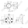 Hűtőcsillag 1W 3W Power LED-hez 20mm Hűtőcsillag 1W 3W Power LED-hez 20mm