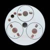 PCB-Alumínium hűtőlap 3 db POWER LED-hez PCB-Alumínium hűtőlap 3 db POWER LED-hez