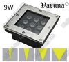Varuna 9W LED taposólámpa, süllyesztett, kültéri IP67, járda, tér, kert világítás Varuna 9W LED taposólámpa, süllyesztett, kültéri IP67, járda, tér, kert világítás