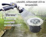   Varuna 5W LED taposólámpa, süllyesztett, kültéri IP67, járda, tér, kert világítás