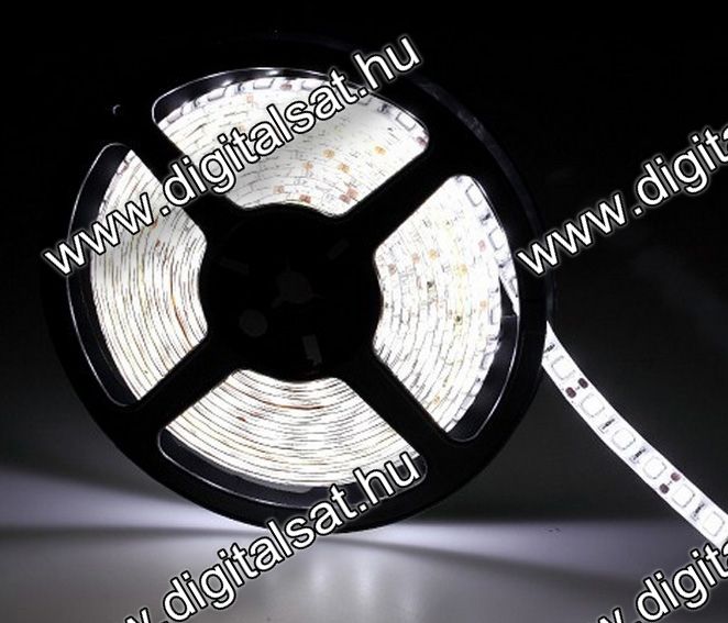 3528 LED szalag 60 LED/m hideg fehér IP44 1 cm 3528 LED szalag 60 LED/m hideg fehér IP44 1 cm