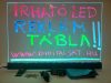 Írható világító LED tábla asztali, 60X40 cm, fekete, plexi előlappal Írható világító LED tábla asztali, 60X40 cm, fekete, plexi előlappal