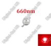 1W Power LED mélyvörös, 660nm, növényekhez,akváriumhoz is, ddep red power LED 1W Power LED mélyvörös, 660nm, növényekhez,akváriumhoz is, ddep red power LED