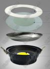 Nox 10W COB LED mélysugárzó lámpa kerek 1000 Lumen álmennyezetbe építhető Nox 10W COB LED mélysugárzó lámpa kerek 1000 Lumen álmennyezetbe építhető